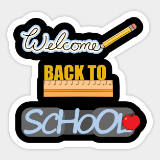 Welcome Back to School Sticker